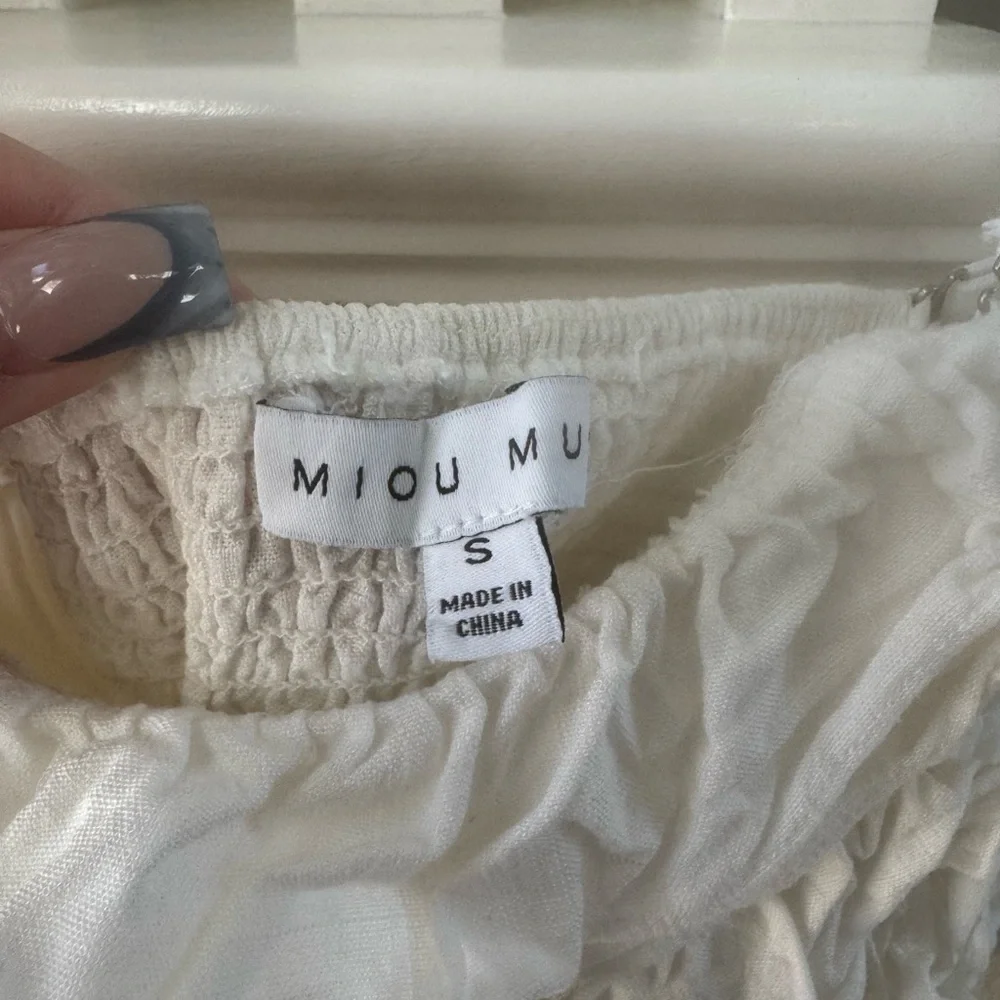 Miou Muse Ruffle Tank - Picture 3 of 3